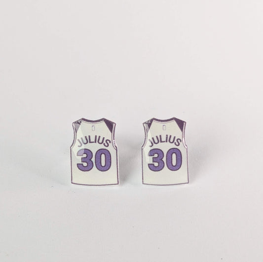 Julius Randle “JULIUS” jersey earrings