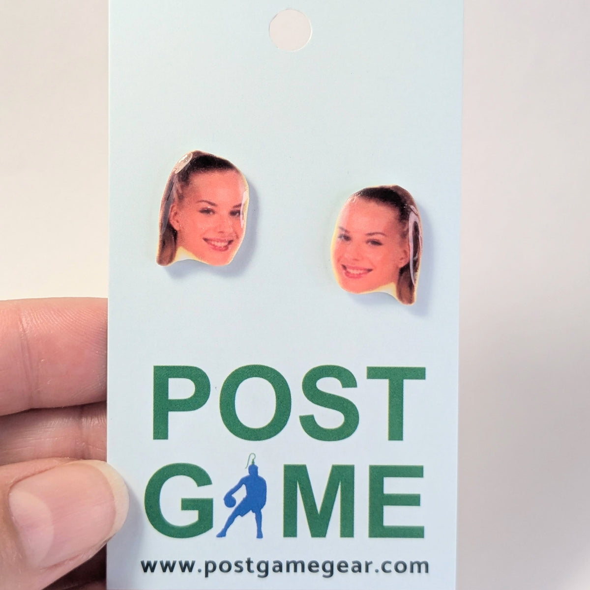 Dorka Juhasz inspired portrait earrings