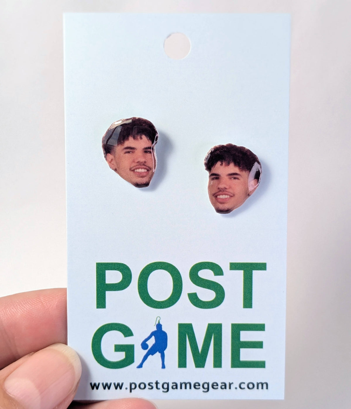 LaMelo Ball inspired portrait earrings