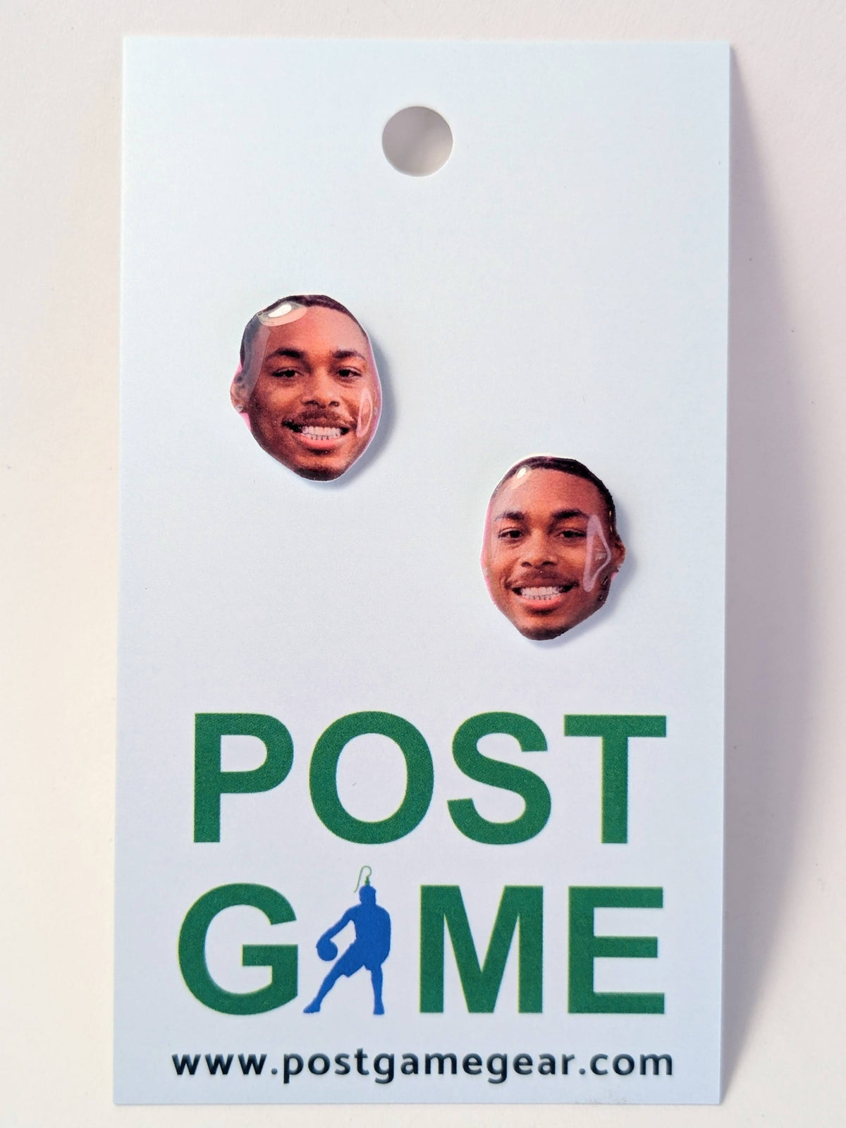 Justin Jefferson inspired portrait earrings