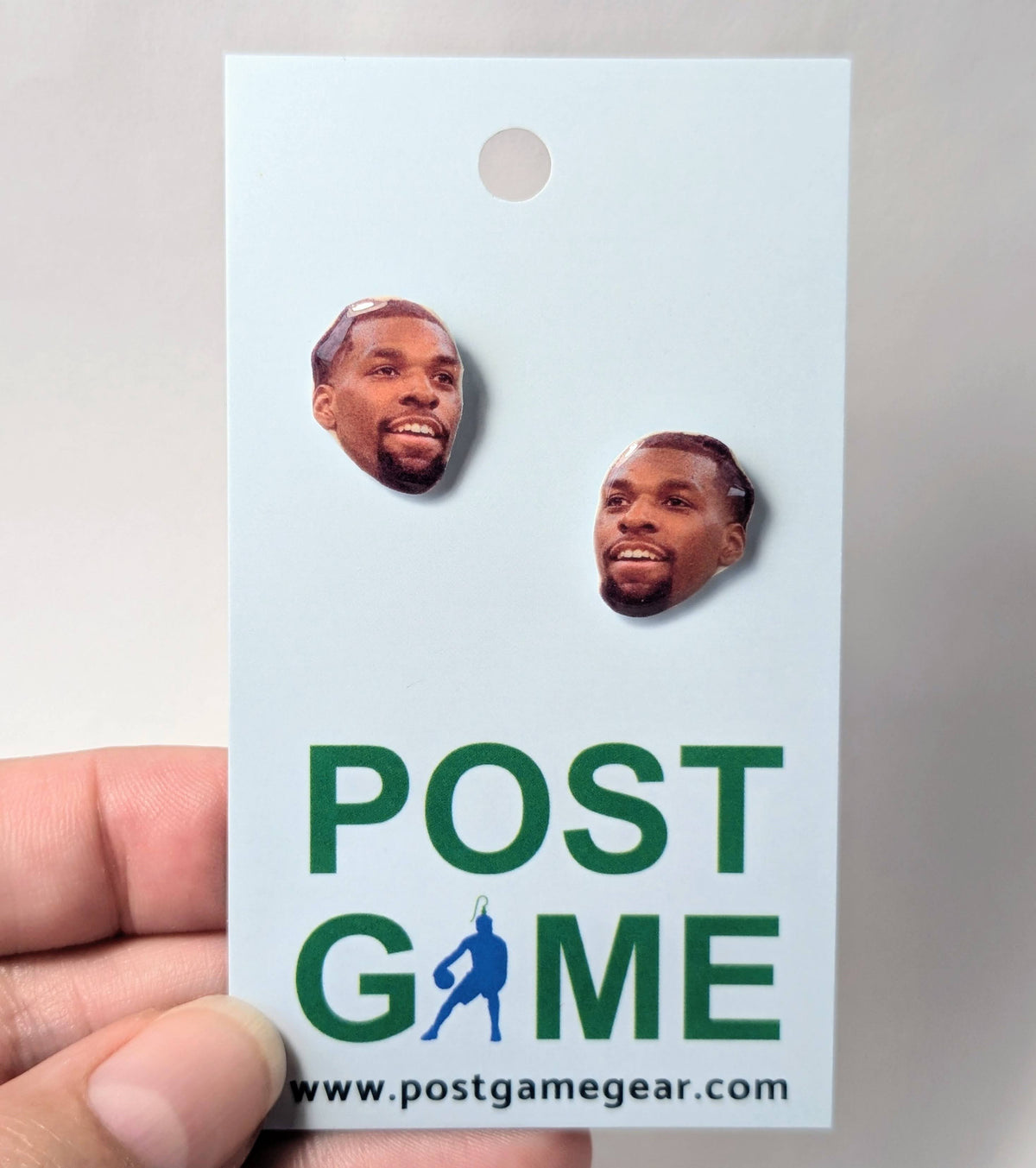 Naz Reid inspired portrait earrings