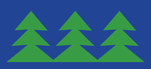Wolves Three Trees sticker