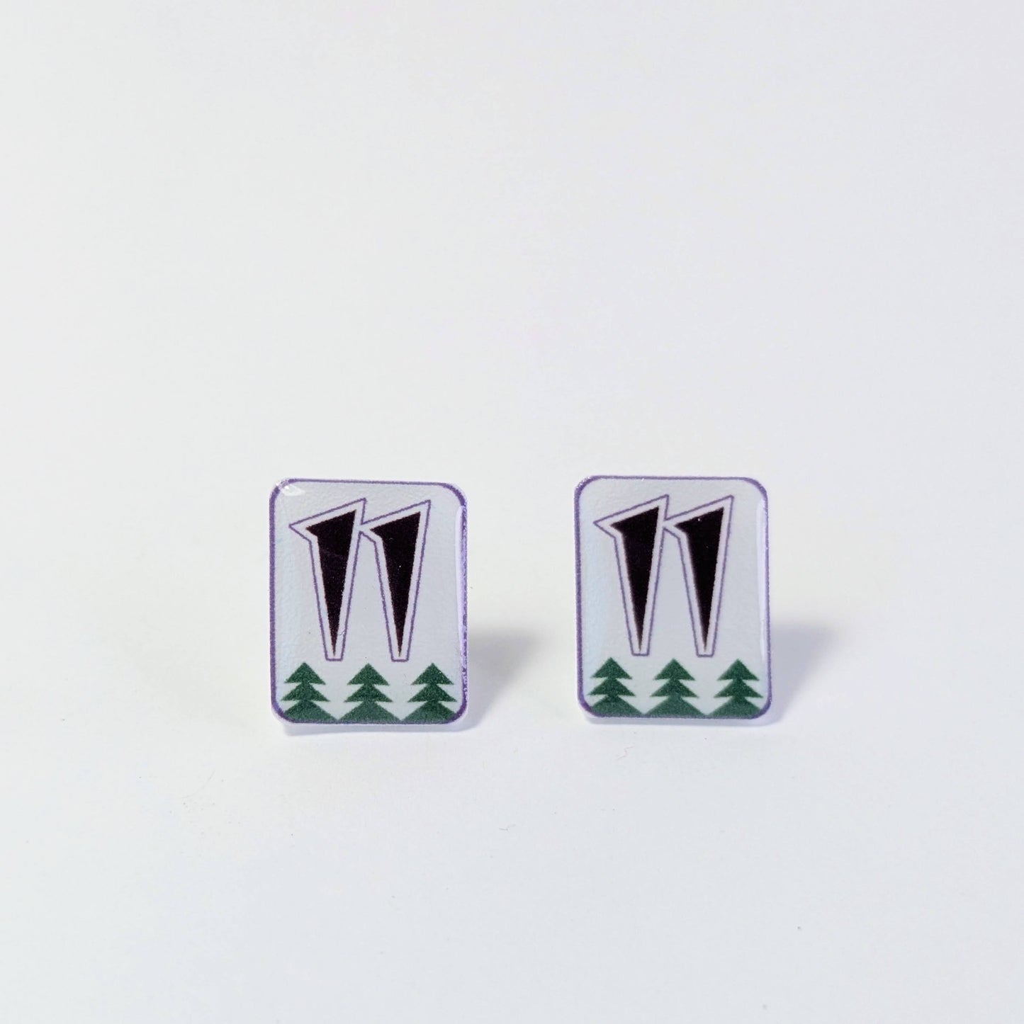 Wolves Classic Trees #11 earrings