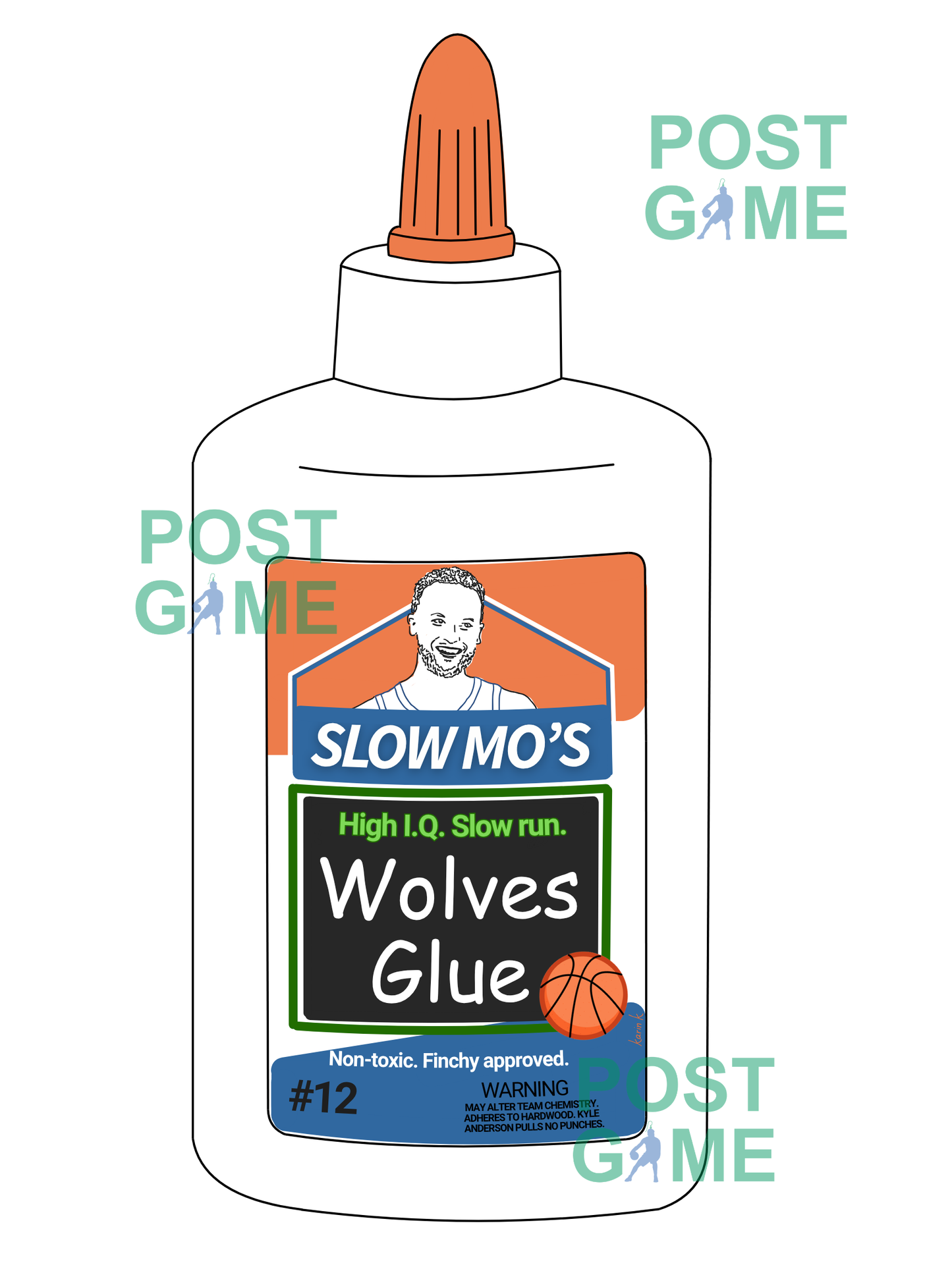 "Wolves Glue" Slow Mo Sticker