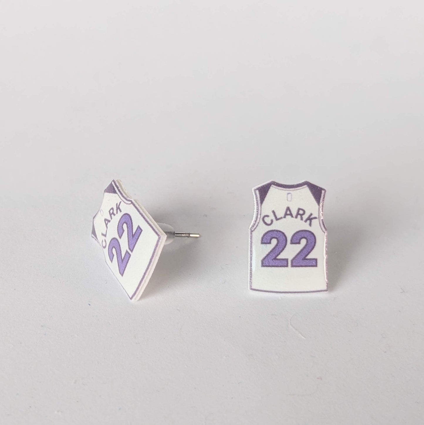 Jaylen Clark “CLARK” jersey earrings